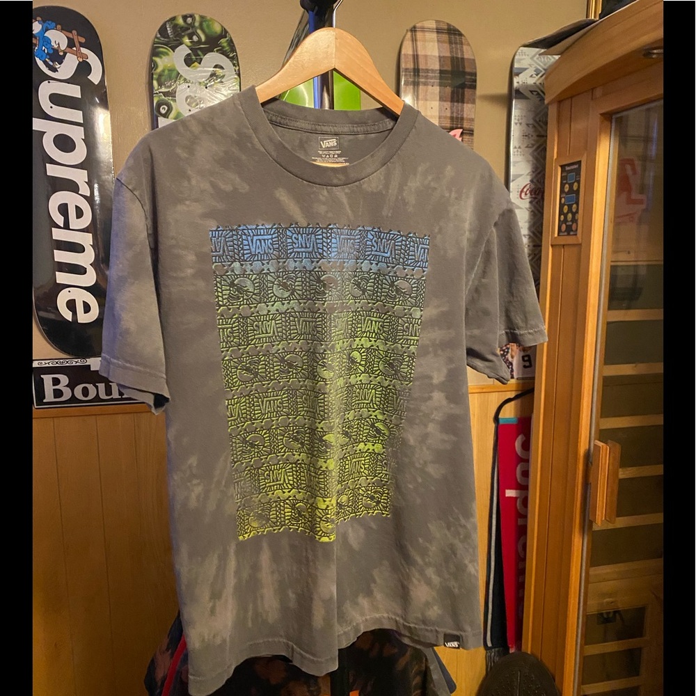 Vans Size Large Mens Custom One Of One Reverse Dye - image 1